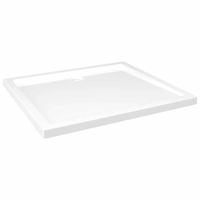 （1 pièce） Receveur de douche rectangulaire ABS Blanc 80 x 90 cm11.77 kg - Bacs de douche hfw377862