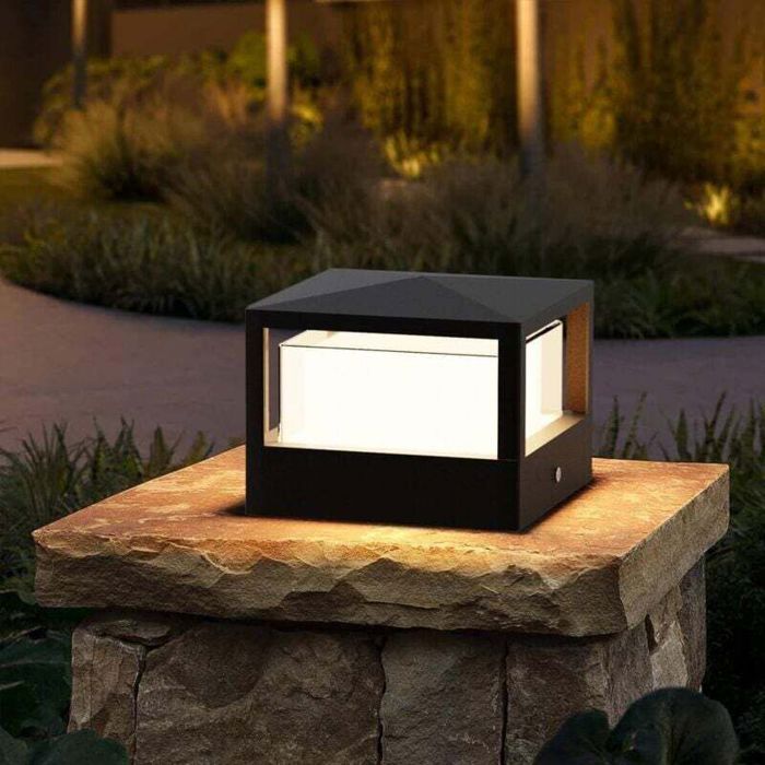 Lampe de jardin LED - Étanche IP65 Lumière chaude 3000K - Extérieur terrasse et allée - Aluminium Lampe de jardin LED - Étanche IP65 Lumière chaude 3000K - Extérieur terrasse et allée - Aluminium