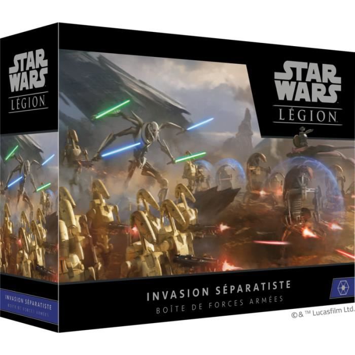 Jeux de société - Star Wars Légion - Extension d'armée : Invasion Séparatiste - Jeu de plateau