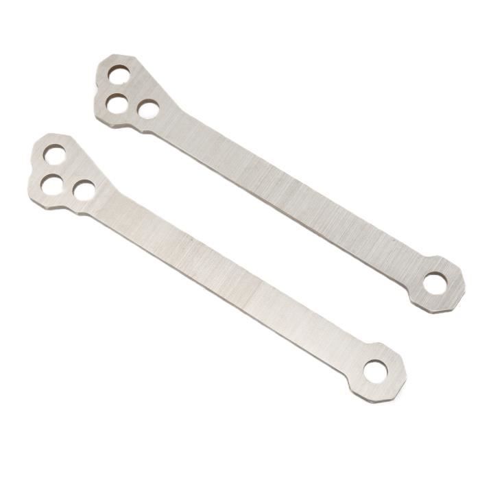 Kit Biellettes D'abaissement Pour Suzuki GSXR 600 (1997-2005) - 1,5 Pouce (environ 38 Mm) - Argent Anodisé - Pour Baisser La Moto, Meilleur Contrôle