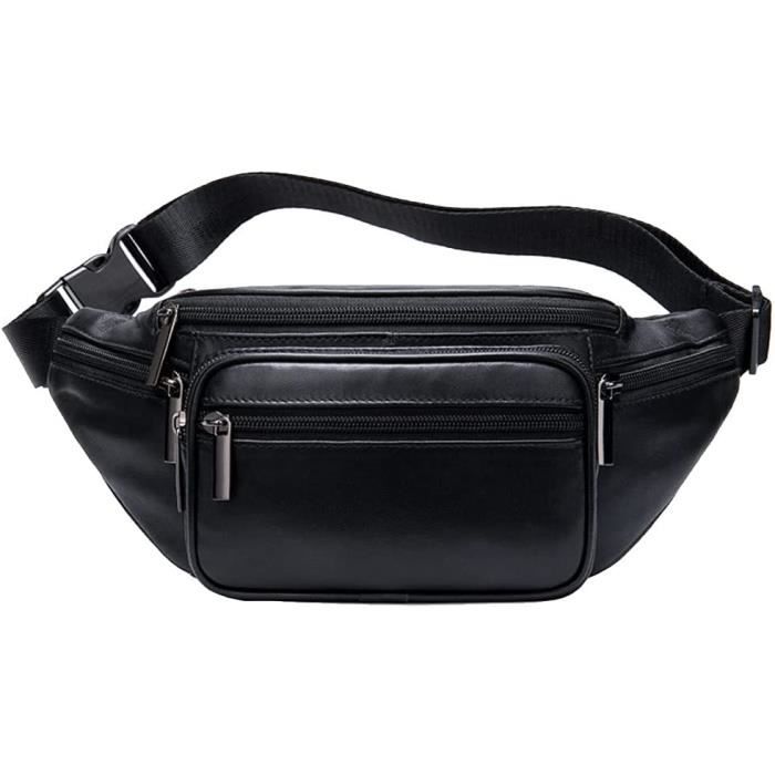 Banane The North Face Sac Banane Pour Homme Et Femme - Imperméable - Avec Sangle à Boucle Réglable - Pour Promener Le Chien, La Course, La Randonnée, Le Jogging, Noir , Einheitsgröße
