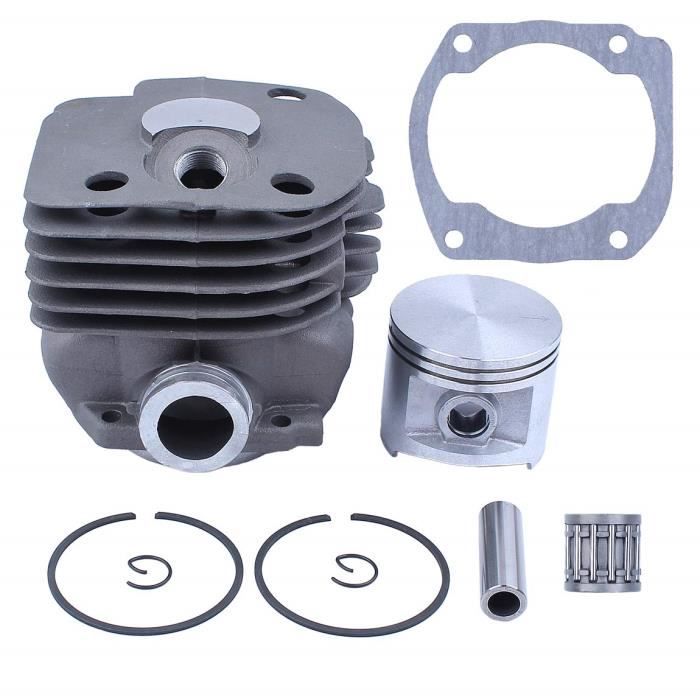 Kit Piston Complet 50 Mm Pour Tronçonneuse Husqvarna 365, 362, 371, 372 XP - Inclut Segments, Axe, Roulement Et Joints
