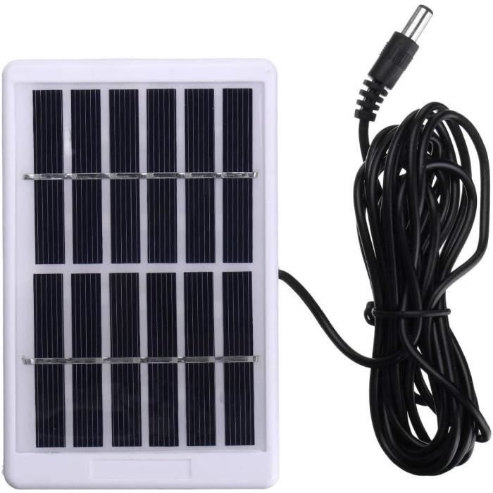 Panneau Solaire Hapimp 6V 1.5A Pour Caméra De Chasse – étanche IP56 Avec Batterie 1700 MAh Intégrée