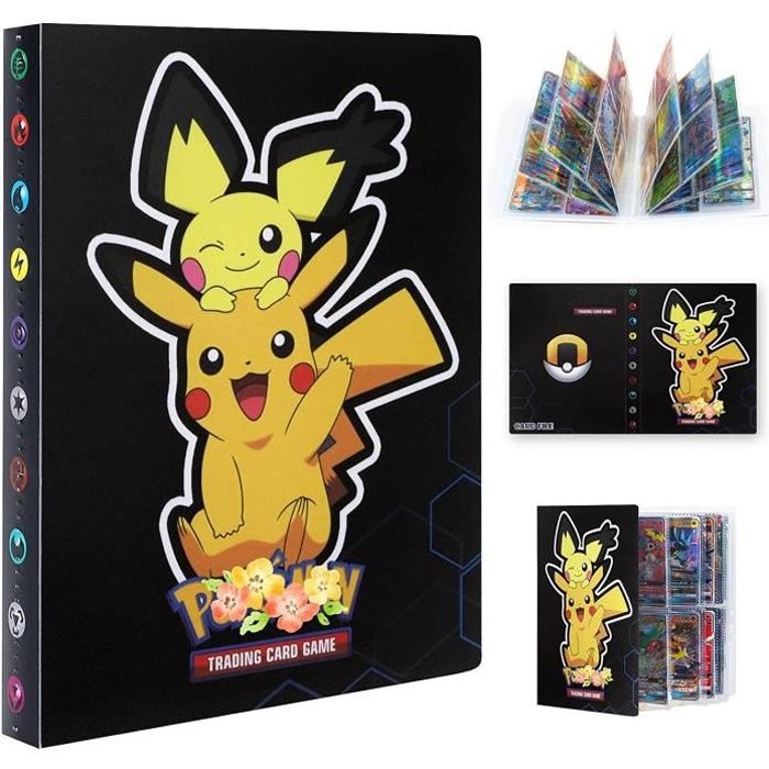 Pokémon Carte Album, Pokemon Cartes Titulaire, Pokémon Classeur pour Cartes  Album Porte Cartes GX EX, 30 Pages - Peut contenir jusqu'à 240 Cartes  (Bianca Fenice)