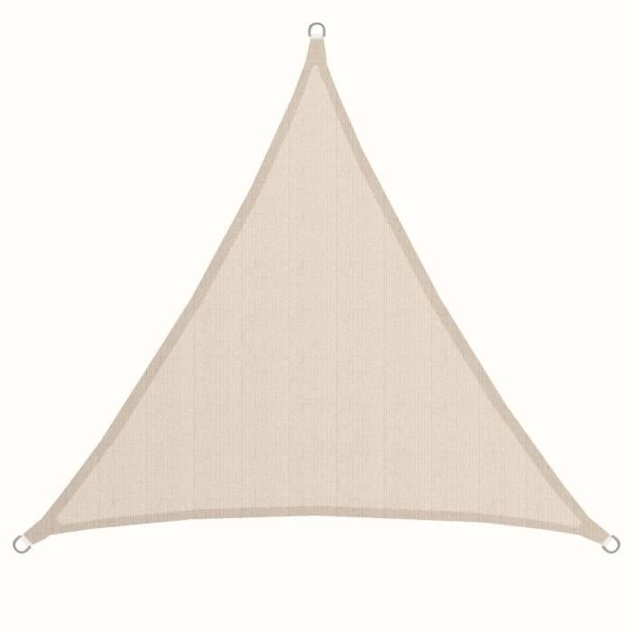 Voile D'ombrage Triangulaire 3x3x3m - Imperméable, 98% UV - Pour Terrasse, Jardin, Piscine - 7