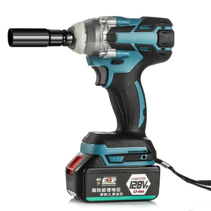 Visseuse électrique sans balais à 5 vitesses, tournevis à percussion sans fil 1/4 , perceuse électrique pour batterie Makita 18V (sans batterie)  1420