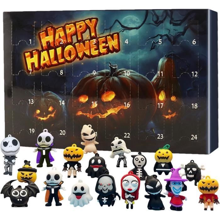 Calendrier De L'Avent Halloween 2023, Compte À Rebours D'Halloween Avec 24  Figurines D'horreur Jouets - Cdiscount Maison
