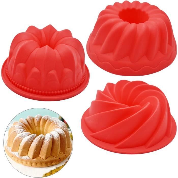 Lot De 2 Moules à Muffins En Silicone Antiadhésif - 20 Cavités - Pour Cupcakes, Kouglofs Et Pâtisseries