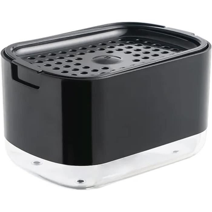 Distributeur De Savon Et Porte éponge Porcelaine Bridget Noir [521