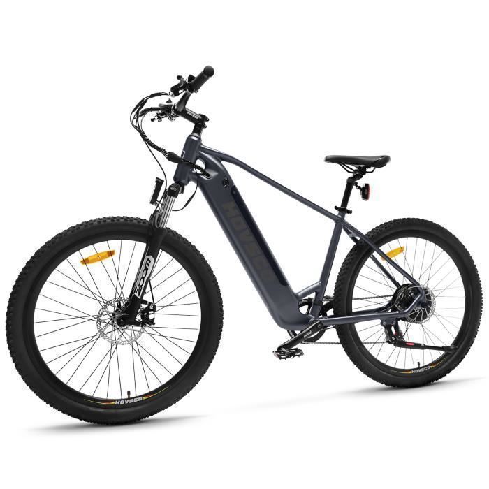 Hovsco Vélo Electrique Vtt Electrique Avec Batterie 36V 12.5ah Vélos Électriques 27.5 Pouces Pour Adultes - Gris