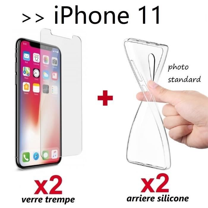 protege ecran en verre trempe iPhone 11