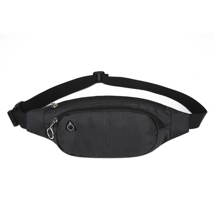 Sac Bandoulière Réglable Tendance Sac Banane Femme Grand Format - Sangle Réglable - Multi-poches - Pour Sport Et Ville - Couleur Or Sac Banane Femme Bandoulière Cuir