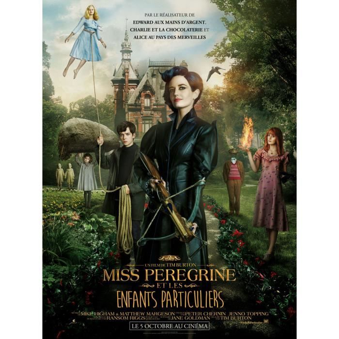 Avis Film Le Haut Du Panier Miss Peregrine - 2016 - Tim Burton - 120x160cm - AFFICHE - POSTER