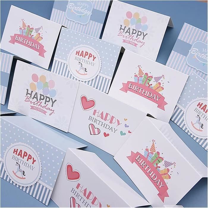 Lot De 18 Cartes Postales Anciennes - Vœux Et Anniversaires 1940-1960, Port Gratuit