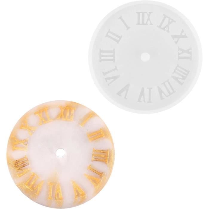 Moule D'horloge Chiffres Romains En Silicone DIY Bijoux Moule à