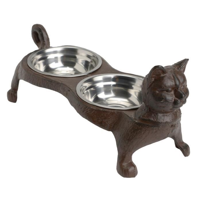 Set Gamelles Et Support En Fonte Chat Cdiscount Animalerie Set Gamelles Et Support En Fonte Chat Cdiscount Animalerie