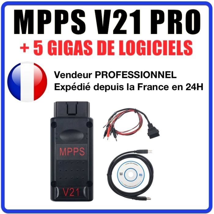 MPPS V21 - Valise reprogrammation multimarques - Flash chip tuning