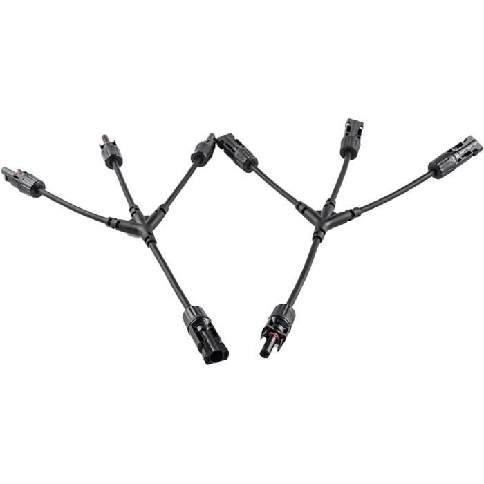 Câble Solaire 4 ², Fiche C4, Rallonge De Câble Solaire 2/3/5 , Rallonge Avec Prises Et