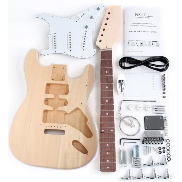 Rocktile DIY Kit de construction guitare électr… Cdiscount