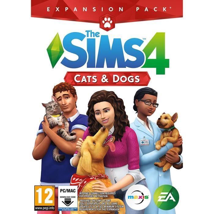 Les Sims 4 chats et chiens (code de téléchargement sur PC