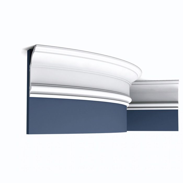 Barre D'angle Orac Decor C260 LUXXUS – Stuc Décoratif 2m – Blanc – Polyuréthane