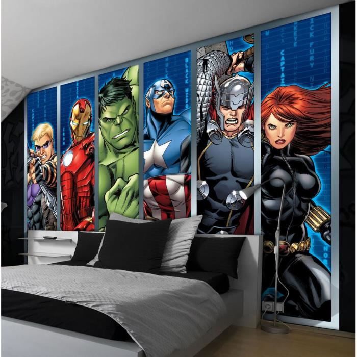 Avengers papier peint Papier peint de chambres d'enfants Premium Marvel Comics Marvel 
