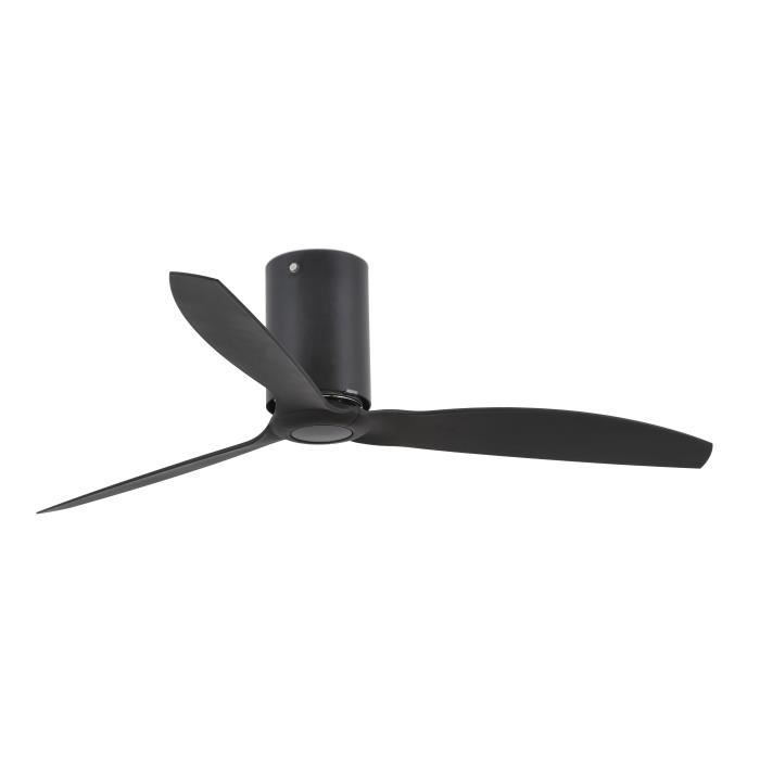 MINI TUBE FAN Ventilateur de plafond noir mat/noir avec moteur DC - Far