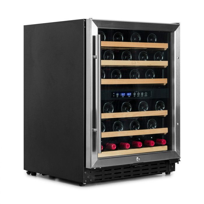 Cave à vin 50 bouteilles Inox CHR 2T Vinobox Cdiscount Electroménager