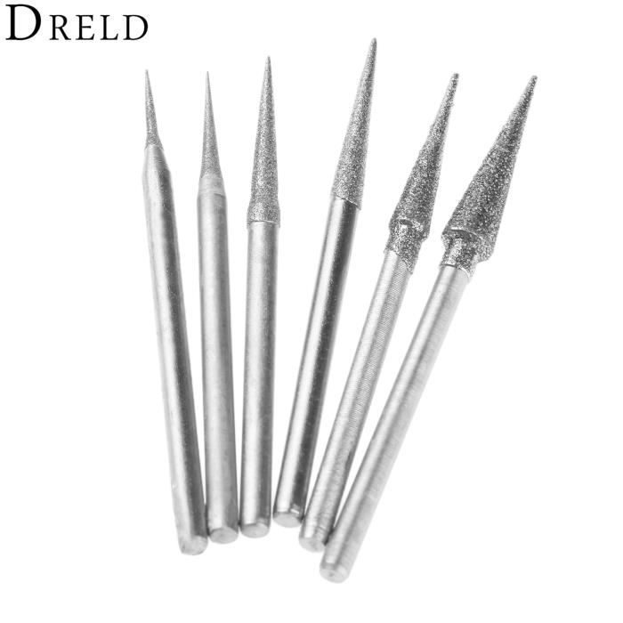 2 Pièces Lime Diamant Pour Chaîne Tronçonneuse – Têtes 4/4.8/5.5mm, électrique