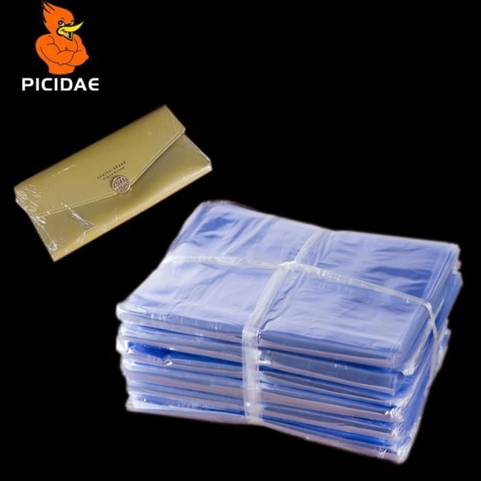 Film Rétractable En PVC - Poches Thermorétractables Pour Protéger Livres, Chaussures, Objets