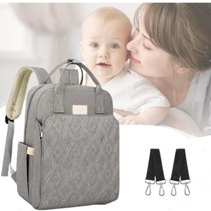 Cuir - Universel | Porte Sac à Langer Crochets Pour Poussettes