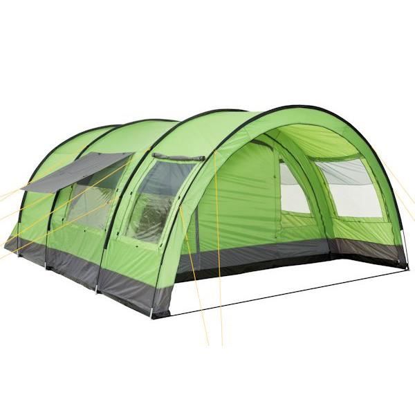 CampFeuer Tente tunnel pour 6 personnes \