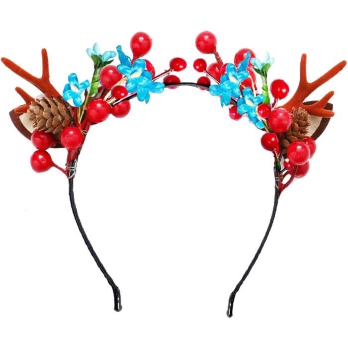 Serre-tête Festif Renne Avec Oreilles De Cerf Pour Enfants, Accessoire