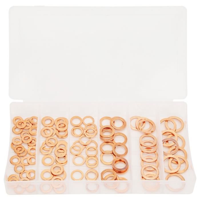 Lot De 10 Rondelles Joint En Cuivre 18x10x1 Mm - Pour étanchéité Et Fixation - Uxcell