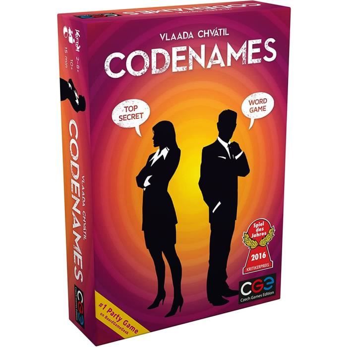 CasseTete CRAZE WGRP2 Czech Games Codenames Duet Le jeu de déduction de mots à deux joueurs