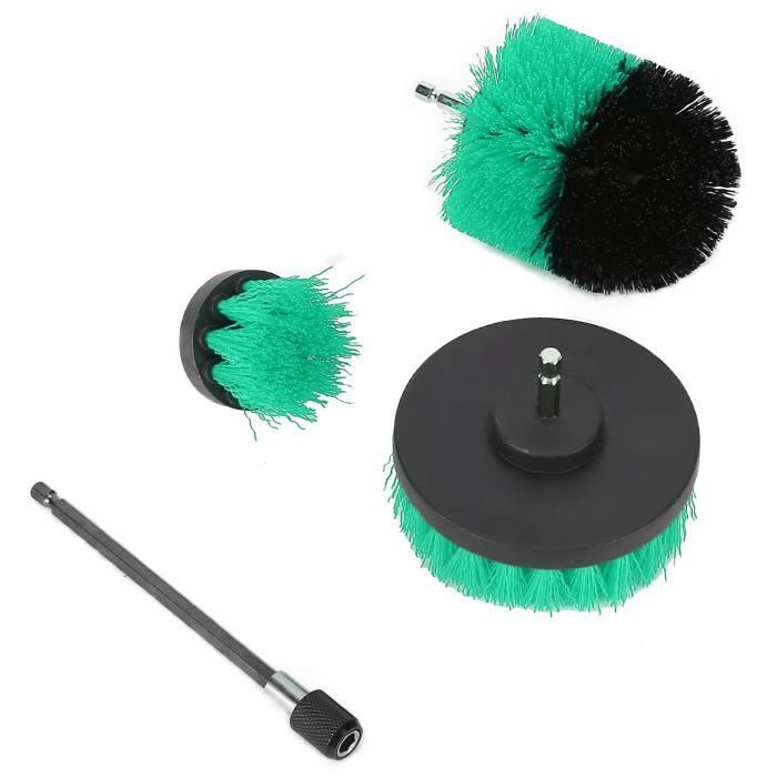 Drill Cleaning Scrub Brushes Kit, Electric Nylon Drill Brushes