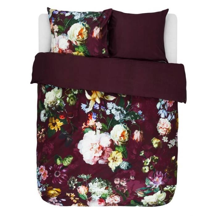 2 taies doreiller 60x70 cm Lily Rose Collection Housse de Couette finie avec Un Double Rabat. ESSENZA Parure Housse de Couette 240x220 cm