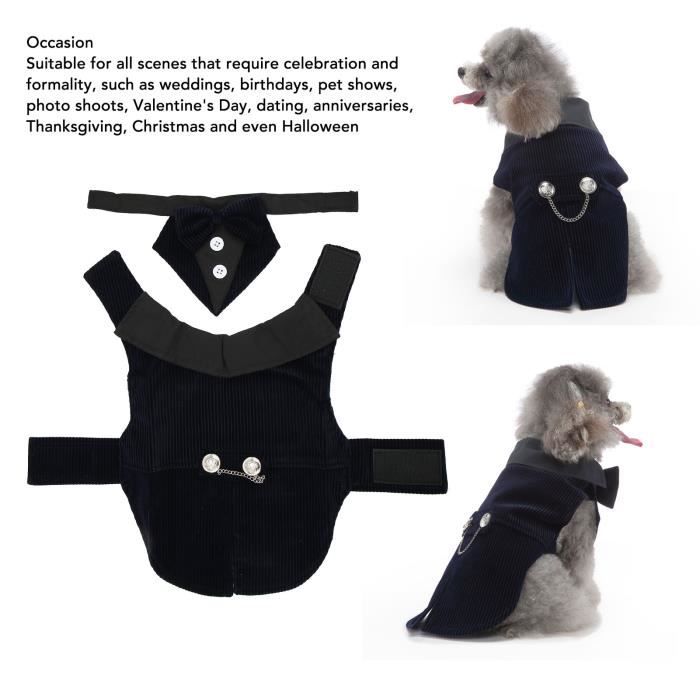 Costume 5 Pièces Garçon Noir - Veste, Gilet, Pantalon, Chemise & Cravate Pour Mariage Et Fêtes