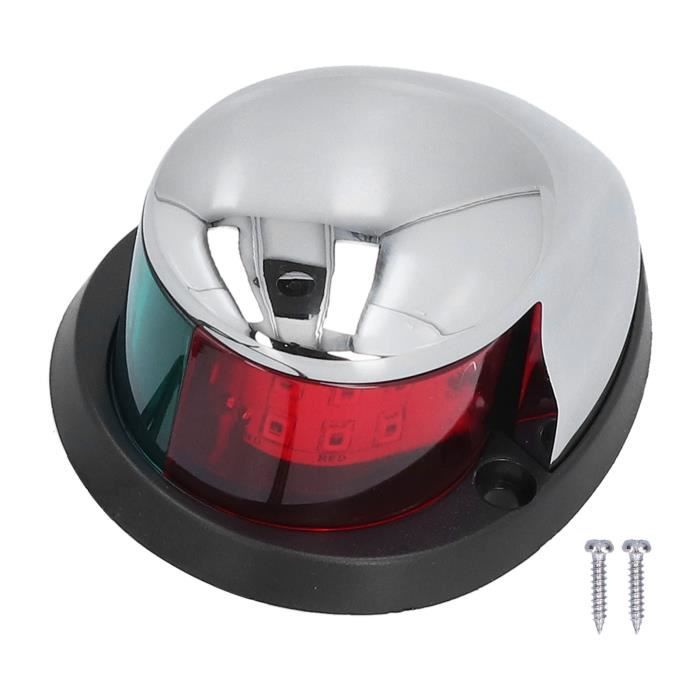 Feu De Navigation LED Sur Hampe Bi Colore 25 Cm (2MN) 3 Plots - ATTWOOD