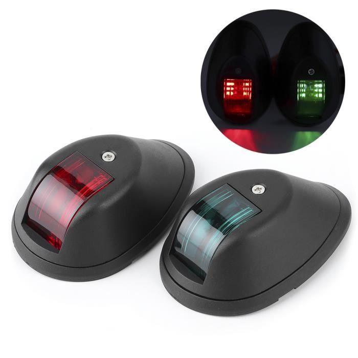 Feu De Navigation LED Pour Bateau 135° - 12V/24V, 3W, IP66, Blanc 5500-6300K - Pour Bateaux Jusqu'à 12m (poupée, Mât, Signalisation)