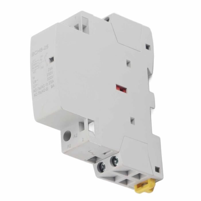 Contacteur AC Domestique 2P 1NO 1NC 20A - Montage Rail DIN 24V 220V/230V