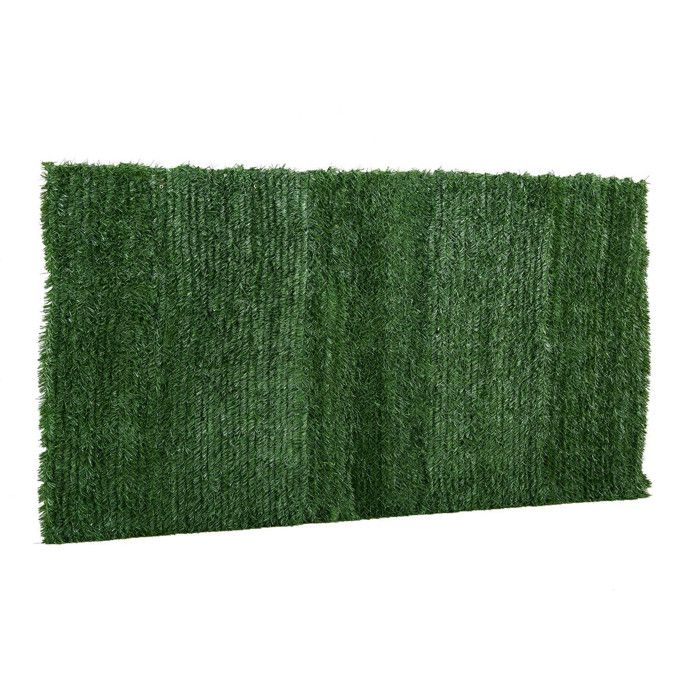Haie Artificielle En PVC - Dimensions 200 X 300 Cm - Vert, Anti-UV, Occultation Parfaite Pour Balcon Et Jardin