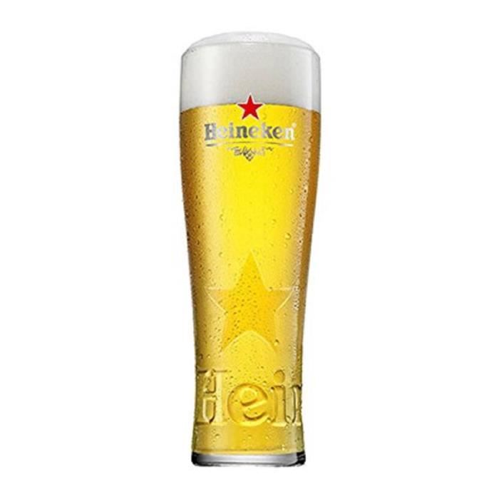 LOT 5 VERRES A BIERE HEINEKEN 