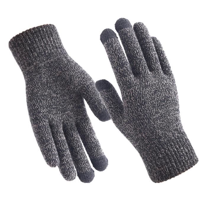 Rahhint Gants d'hiver thermiques pour homme, Gants épais et chauds