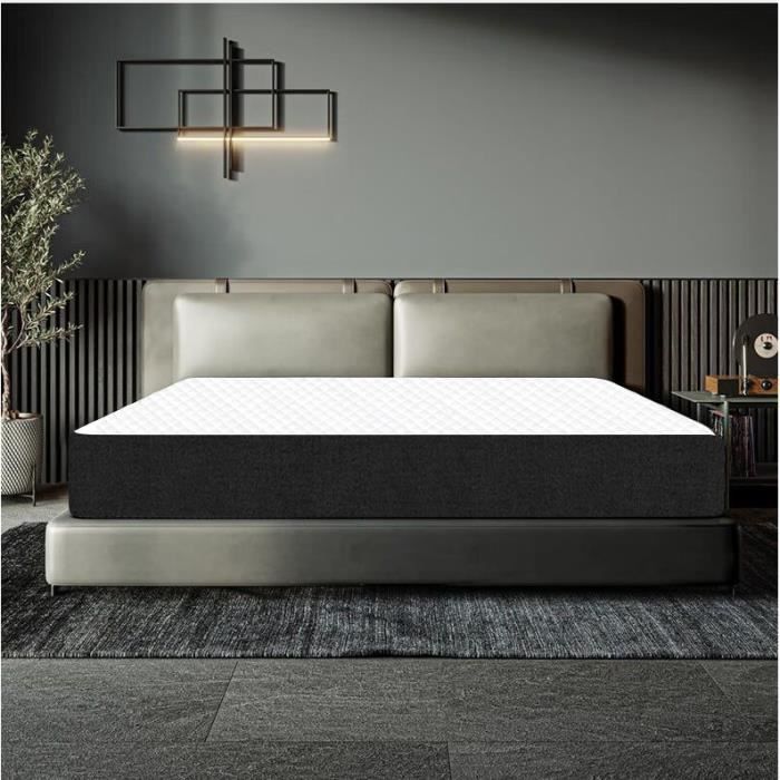 Matelas 140x200 Cm 24 Cm épaisseur - Mousse Mémoire De Forme Confort Zones Pour Couple