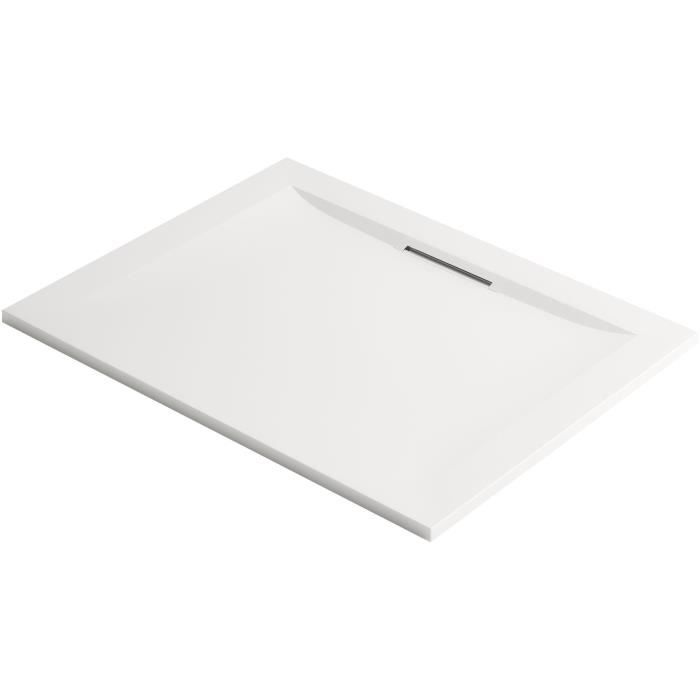 Jacob Delafon - Receveur Flight Pure 120x90 cm antidérapant avec vidage - E62327-F-00