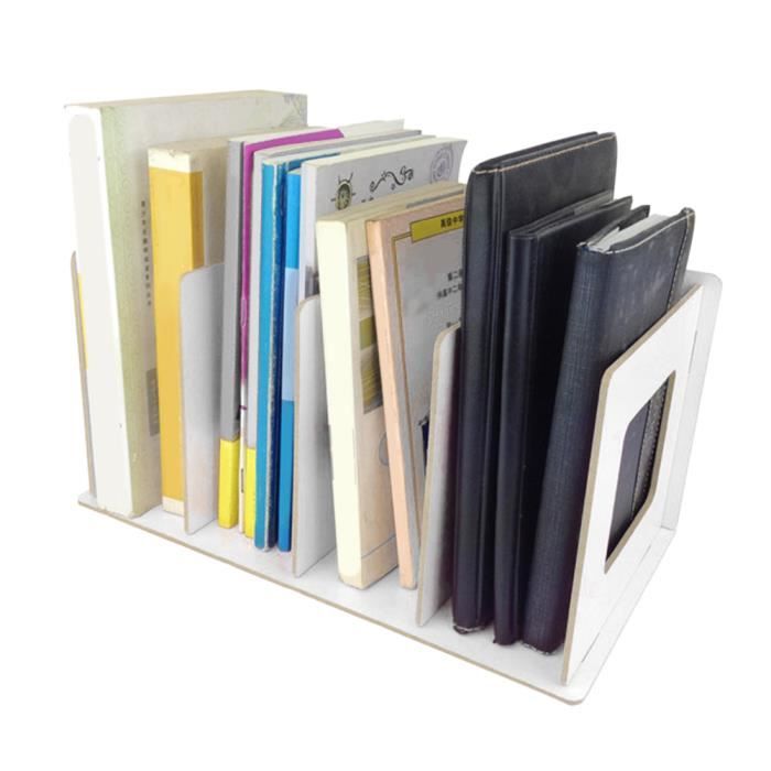 Étagère de bureau extensible, organisateur de bureau, bibliothèque de