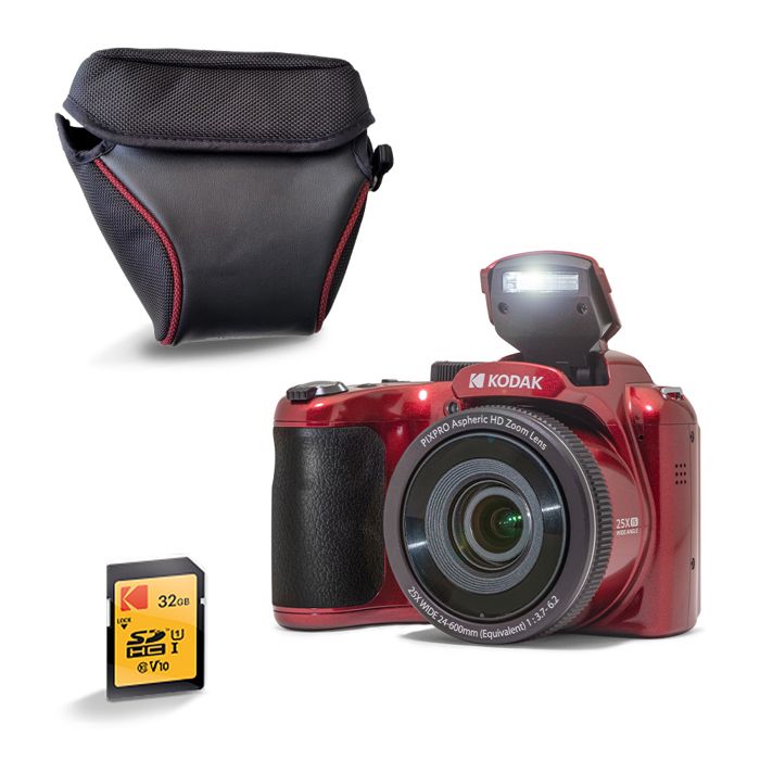KODAK Pixpro AZ255 Appareil Photo Bridge 16 MP avec Zoom Optique 25x + Étui de Protection + Carte SD – Vidéo Full HD Grand Angle 24 mm Stabilisateur Écran LCD 3 – Neuf - vue 6