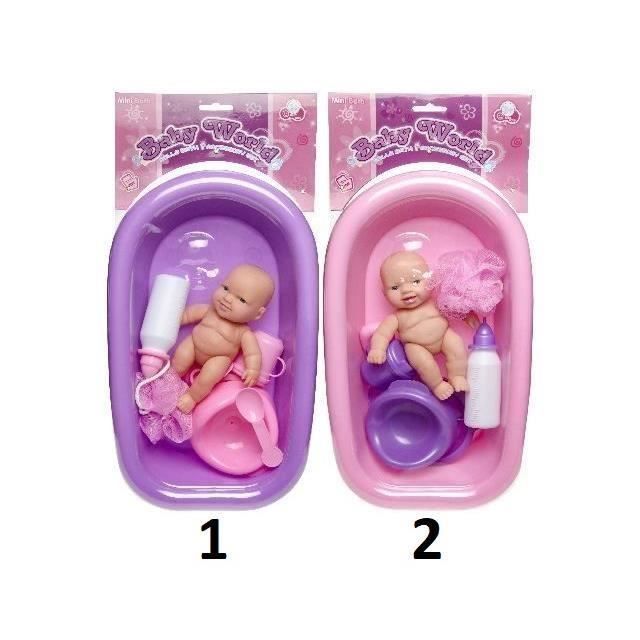 Set Bain Bebe Avec Accessoire Mod2 Rose Jeu Jouet Cadeau Enfant Fille 722 Cdiscount Jeux Jouets