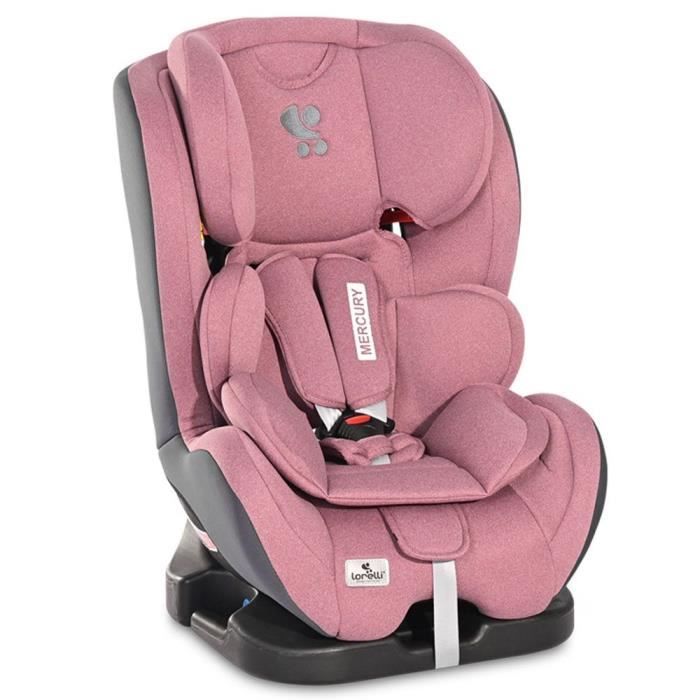 Siège auto bébé - Groupe 0+/1/2/3 - poids 0-36kg - Mercury - Lorelli - rose  - Achat / Vente siège auto Siège-auto ceinturé Groupe - Cdiscount